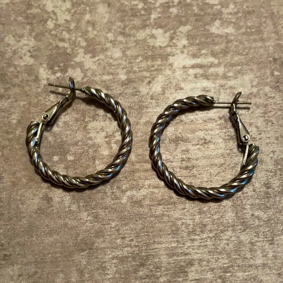 Silver Dangle Earrings - Picture 1 of 1
